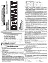 DeWalt DW896 User manual