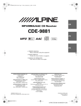 Alpine CDE-9881 User manual