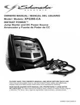 Schumacher Electric XP2260-CA Owner's manual