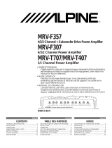 Alpine MRV-T707 Owner's manual