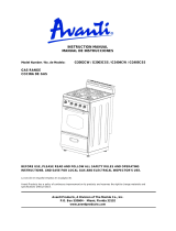 Avanti G2405CSS User manual