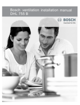 Bosch DHL 755 B Installation guide