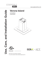 Zephyr Verona Island ZVN-E42AG Owner's manual