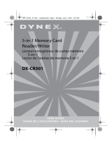 Dynex DX-CR501 - 5-in1 Memory Card Reader/Writer User manual