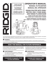 RIDGID R29302 User manual