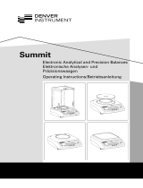Denver Instrument Summit Operating instructions