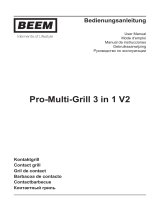 Beem Pro Multi-Grill 3 in 1 User manual