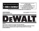 DeWalt DW745 User manual