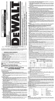DeWalt D25501 User manual