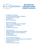 Aircommand IBIS ROOFTOP CARAVAN Owner's manual