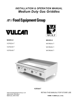 Wolf Range VCRG24-T User manual