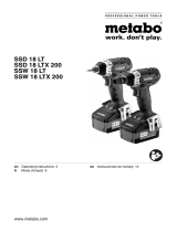 Metabo SSD 18 LT User manual