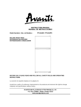 Avanti FF1212W User manual