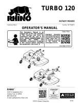 RHINO TURBO120 TURBO120 User manual