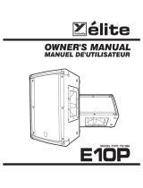 YORKVILLE E10P Owner's manual