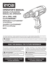 Ryobi D47C User manual