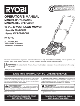 Ryobi RY40100 User guide