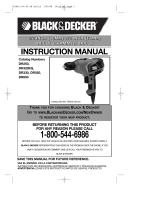 Black and Decker DR250BLW User manual