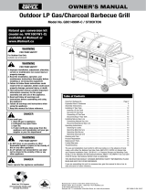 Blue Rhino Outdoor Charcoal Barbecue Grill NB1854WRT-C Owner's manual