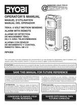Ryobi RP4300 TEK4 User manual