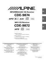 Alpine CDE-9874E User manual