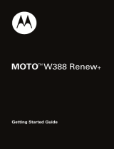 Motorola W388 Renew+ User guide