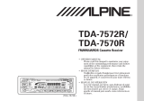 Alpine tda 7572 r Owner's manual