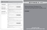 Dynex DX-EBNBC - Wireless G Notebook Card Quick setup guide