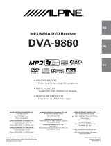 Alpine DVA-9860 Owner's manual
