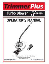 MTD TB720r User manual