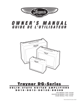 TRAYNOR DG15 Owner's manual