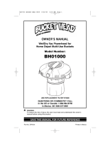 Bucket Head BH01000 Owner's manual