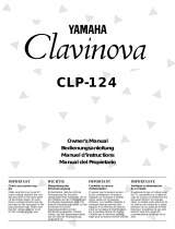 Yamaha CLP-124 Owner's manual