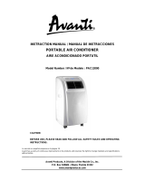 Avanti Air Conditioner User manual