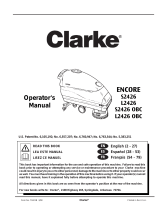 Clarke ENCORE L2426 User manual