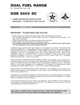 Avanti DGE 2403 SC User manual