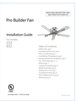 Craftmade C52 Installation guide