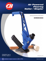 Campbell Hausfeld Air Powered Flooring Nailer / Stapler CHN50300 User manual