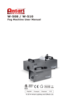 Elation W-508 Wireless Fog Machine User manual