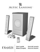 Altec Lansing FX-6021 Owner's manual