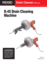 RIDGID K-45 User manual