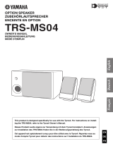 Yamaha TRS-MS04 Owner's manual