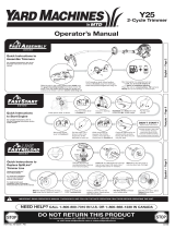 Yard Machines Y25 User manual