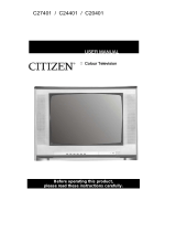 Citizen C27401 User manual