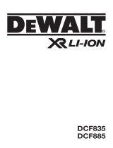 DeWalt DCF885 User manual