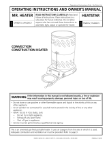 Mr. Heater MH80CV Operating instructions
