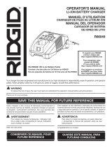 RIDGID R82015 User manual