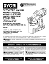 Ryobi P631K1 User manual