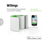 Withings BLOOD PRESSURE MONITOR WIRED - iOS 2012 User manual