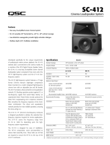 QSC SC-412 User manual